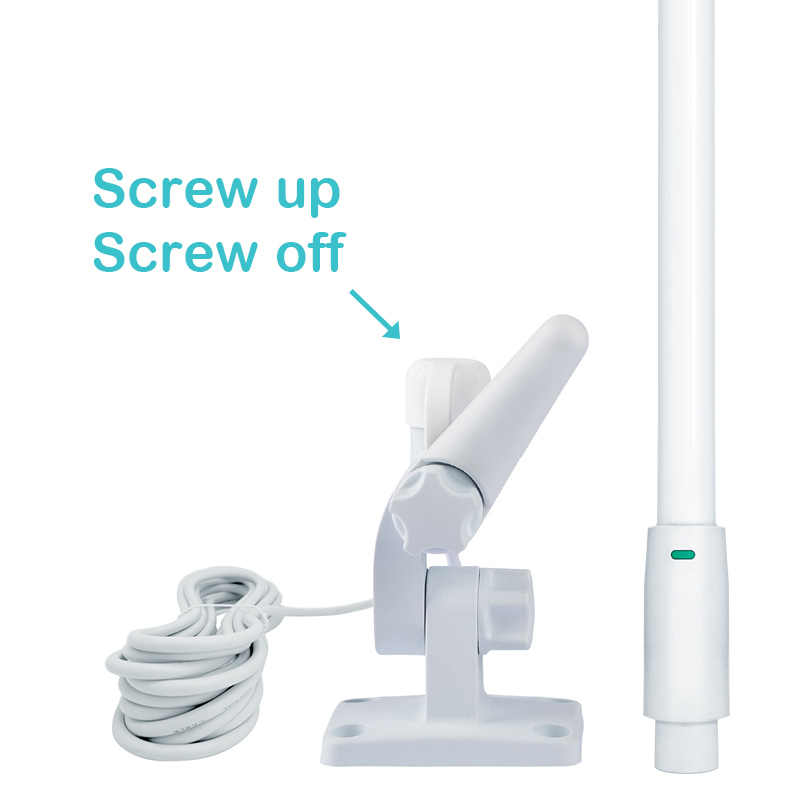 玻璃纖維松開 VHF UHF AM FM 天線 Marine Omni 360 天線 hf/vhf/uhf 多頻段天線