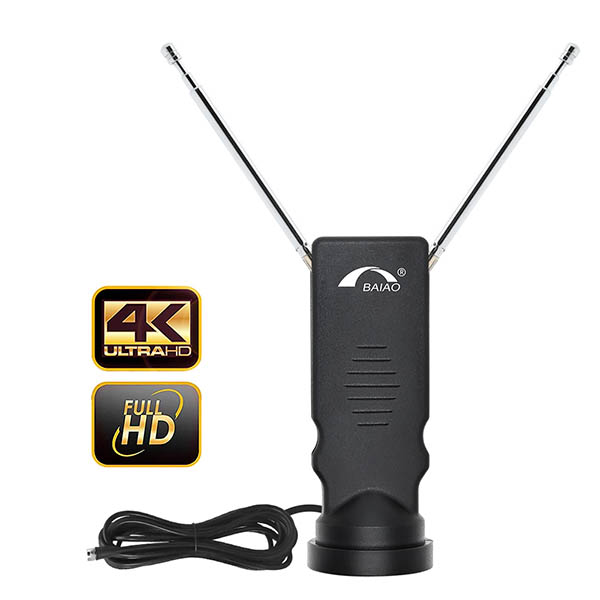 室內調頻 Uhf Vhf 便攜式天線數字伸縮電視天線