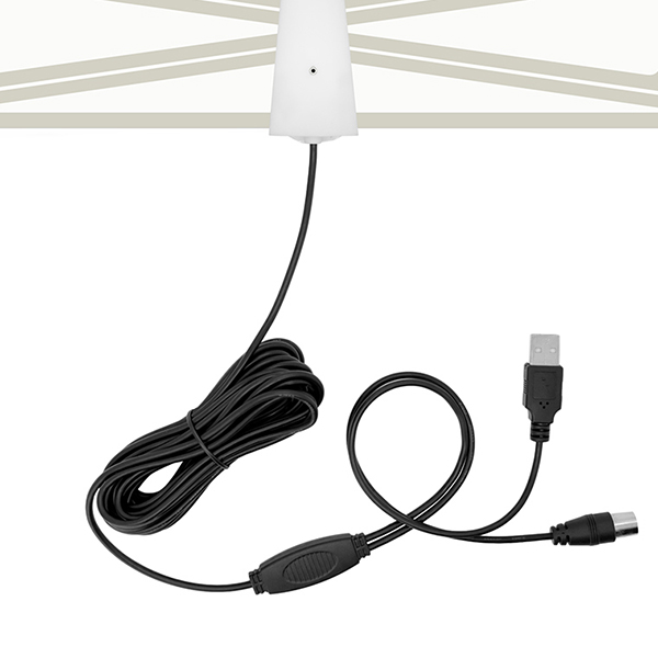 新設(shè)計 8 色 LED 電視天線紙薄高清數(shù)字室內(nèi) LED 電視天線