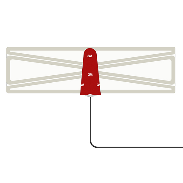 新設(shè)計 8 色 LED 電視天線紙薄高清數(shù)字室內(nèi) LED 電視天線